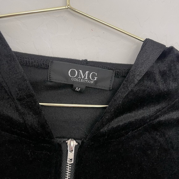 Full Length OMG Collection Velvet Jumpsuit Size Medium - Picture 8 of 8